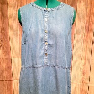 J. Jill Chambray Tunic Top